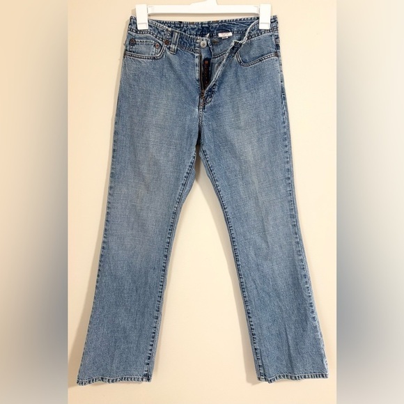 Lucky Brand Vintage Dark Wash Rancher Flare Light Wash Mid Rise Boot Cut Jeans - Picture 10 of 16
